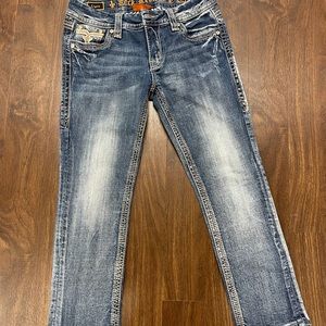 Rock Revival Cropped Jeans